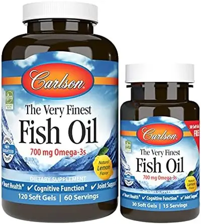 CARLSON COD LIVER OIL SOFT GELS BY 150