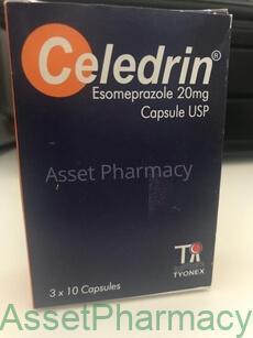 Celedrin Esomeprazole 20mg Capsules 10 Capsules