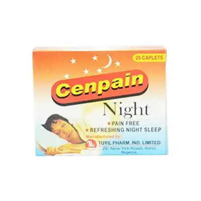 Cenpain night 20 caplets pack