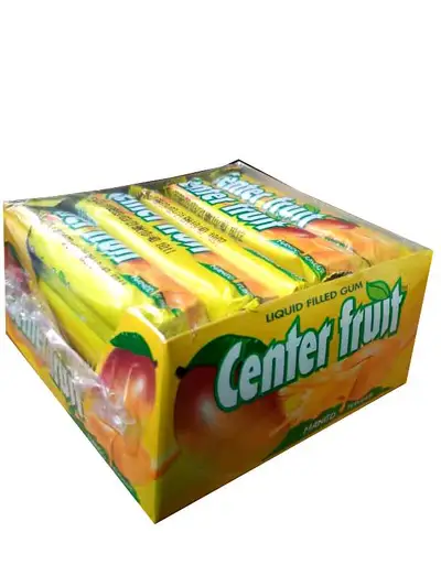 Center Fruit Mango Liquid Filled Gum 17.5g (Pack of 20)