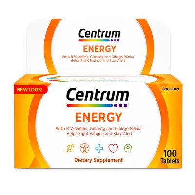 Centrum Energy Multivitamin 100 Tablets