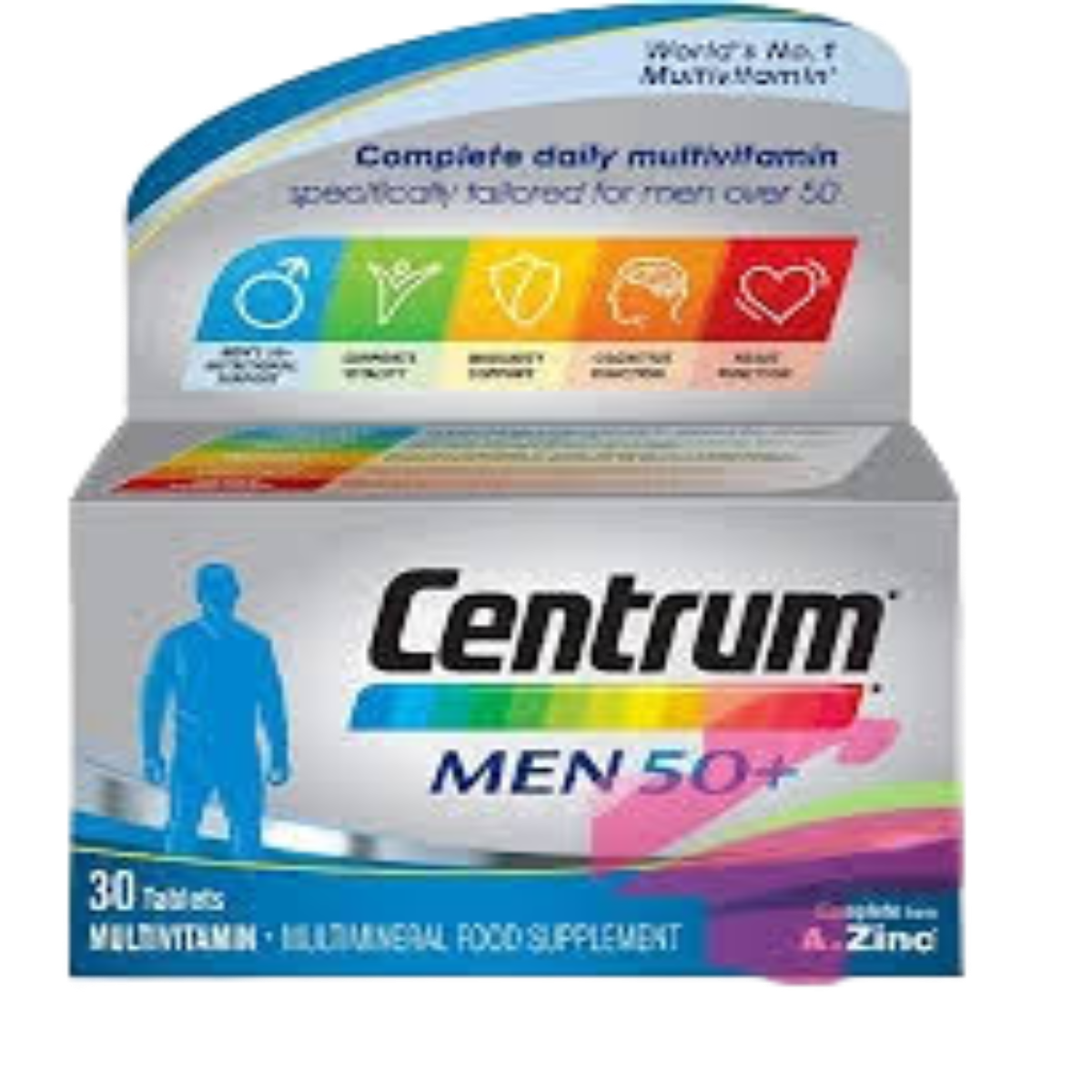 Centrum Men 50+ Multivitamin Tablets, 30 Tablets