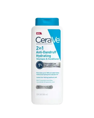 Cerave 2-in-1 Anti-Dandruff Hydrating Shampoo and Conditioner 355ml