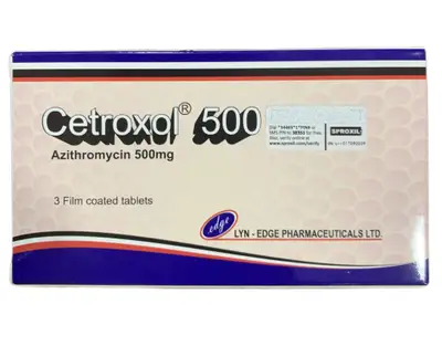 Cetroxol Azithromycin 500mg (3 Tablets)