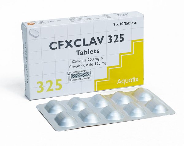 Cfxclav Tablets 325mg ( Cefixime) x10