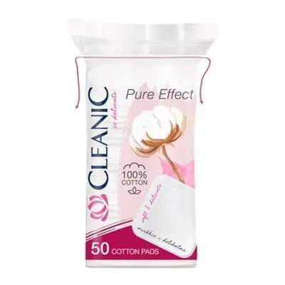 Cleanic Pure Effect Cotton Pads (100 Count)
