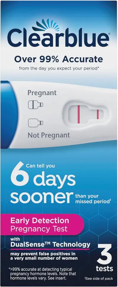 CLEAR BLUE EARLY DETECTION PREGNANCY 3 CT