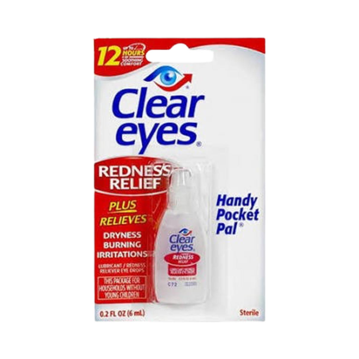Clear Eyes Redness Relief Eye Drops, 6ml