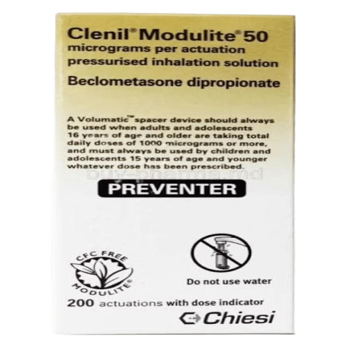 Clenil Modulite 50mcg Inhaler, 200 Doses