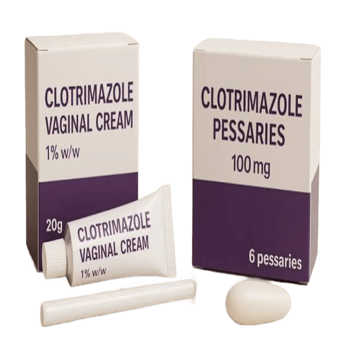 Clotrimazole Vaginal Pessaries 100mg - 6 Pessaries
