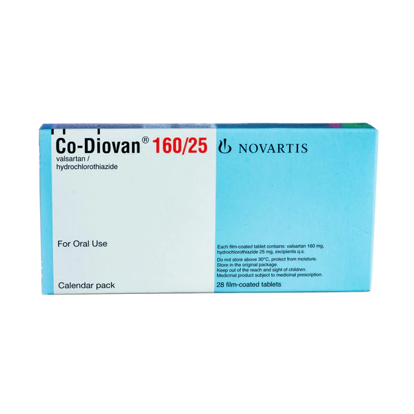 Co-Diovan 160mg/25mg (Valsartan/Hydrochlorothiazide) x28