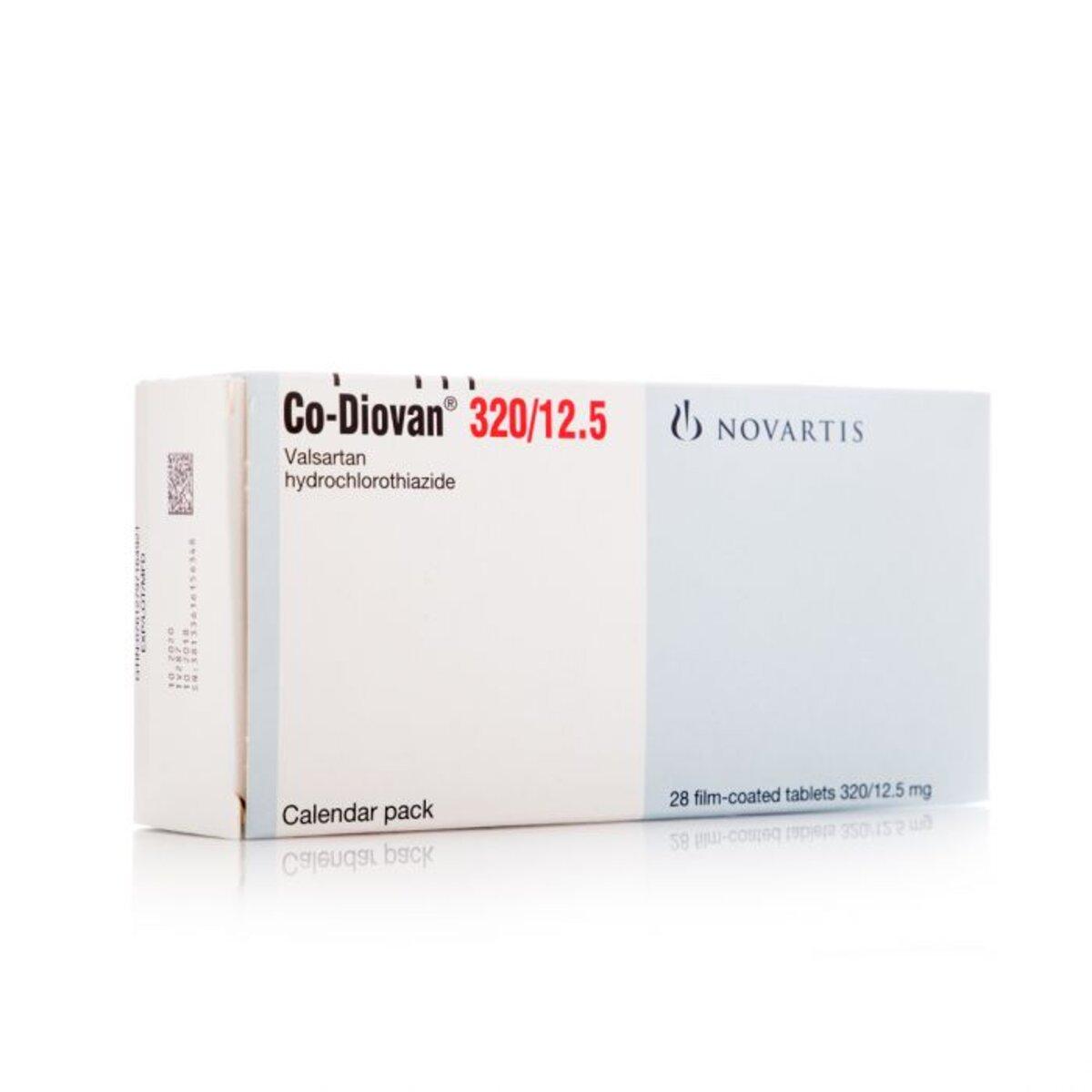 Co - Diovan 320/12.5mg Tablets, 28 Tablets
