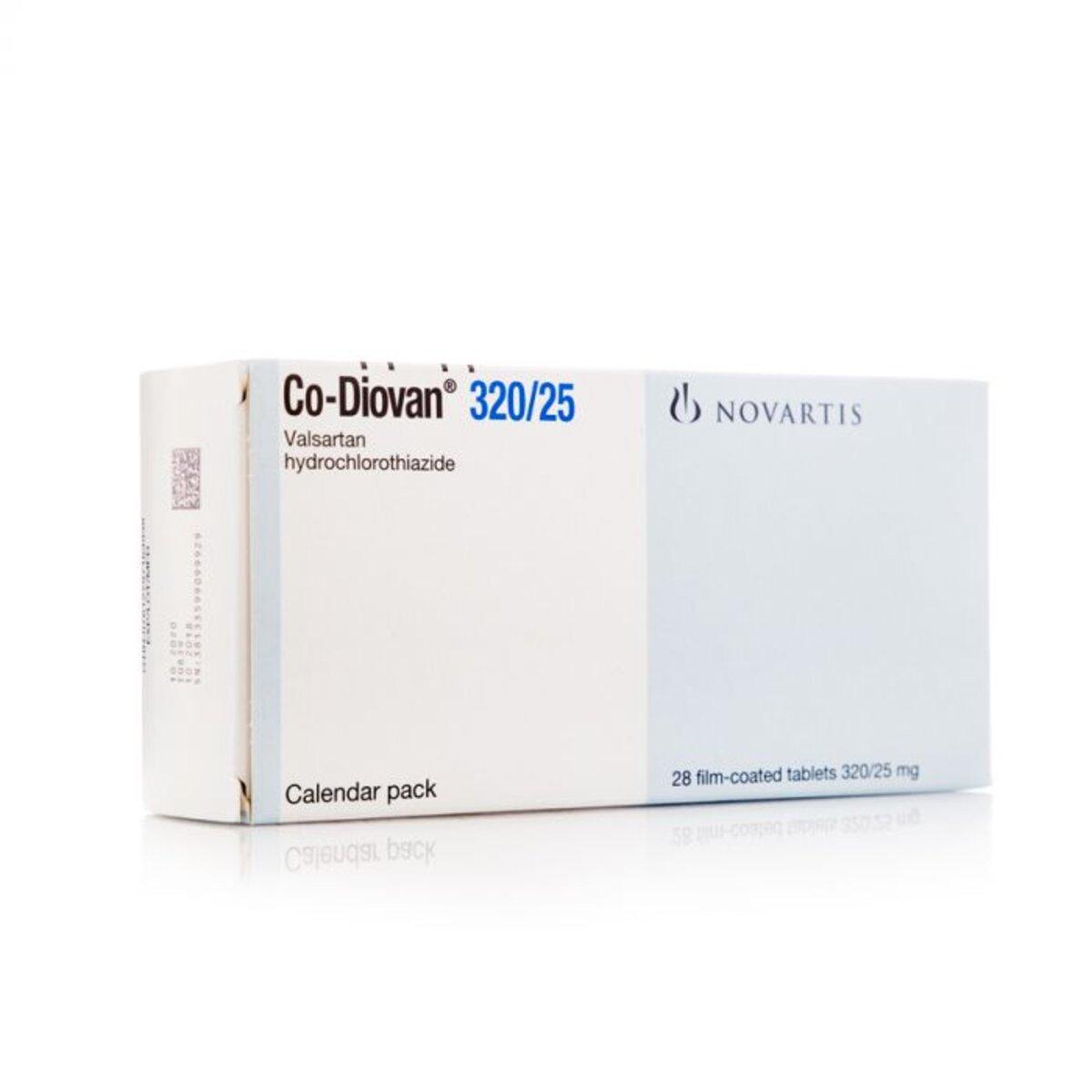 Co - Diovan 320/25mg Tablets, 28 Tablets