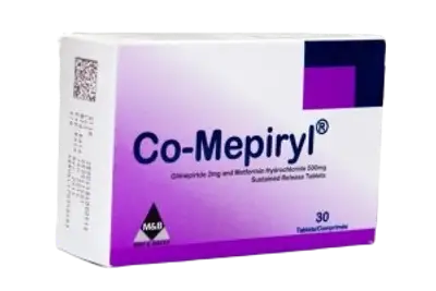 Co-Mepiryl 2mg/500mg 30 Tablets