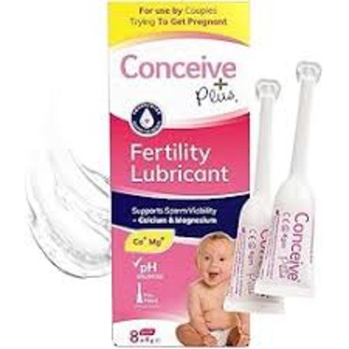 Conceive Plus Fertility Lubricant, 8 Single - Use Tubes