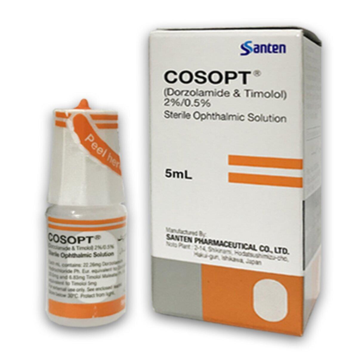 Cosopt Eye Drops - Dorzolamide Timolol Eye Drops, 5ml