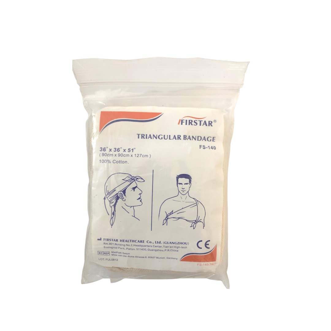 Cotton Triangular First Aid Support Bandage