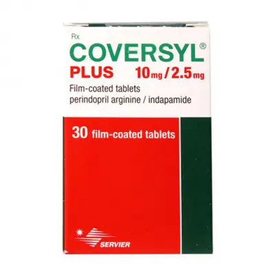 Coversyl plus 10mg/2.5mg 30 tablets pack