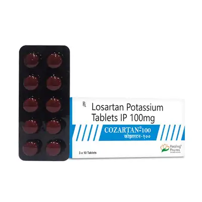 Cozartan 100mg 30 Tablets