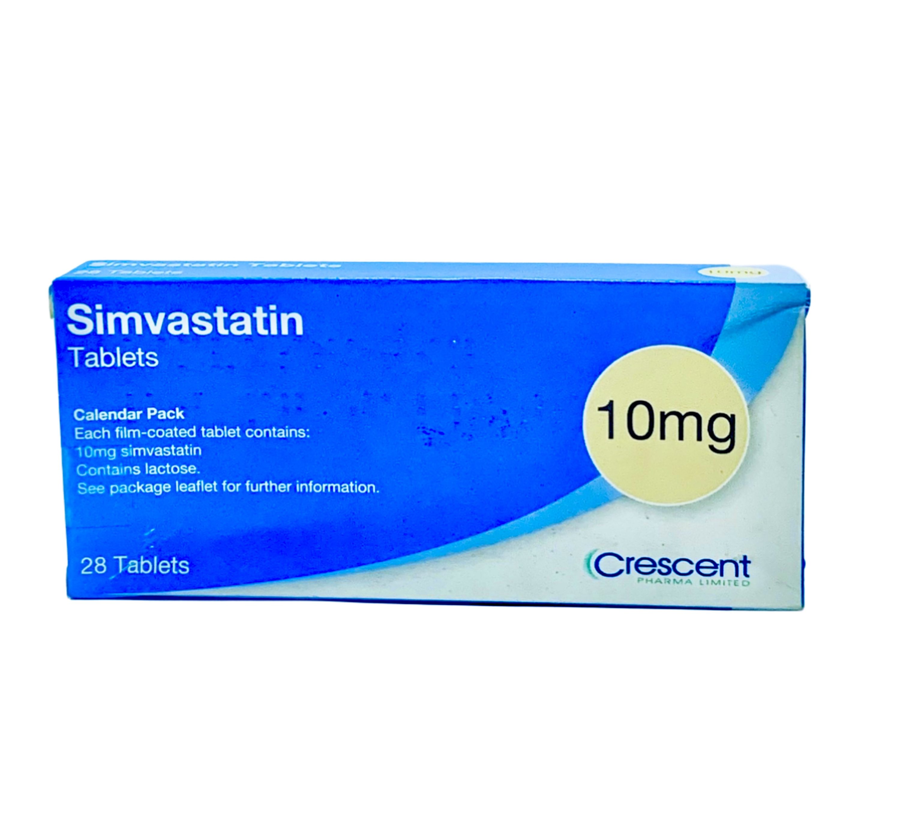 Crescent Simvastatin 10mg Tablet x28