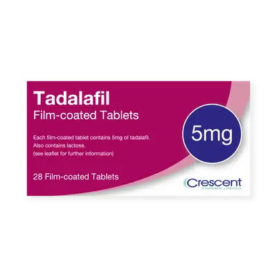 Crescent Tadalafil 5mg 28 tablets pack