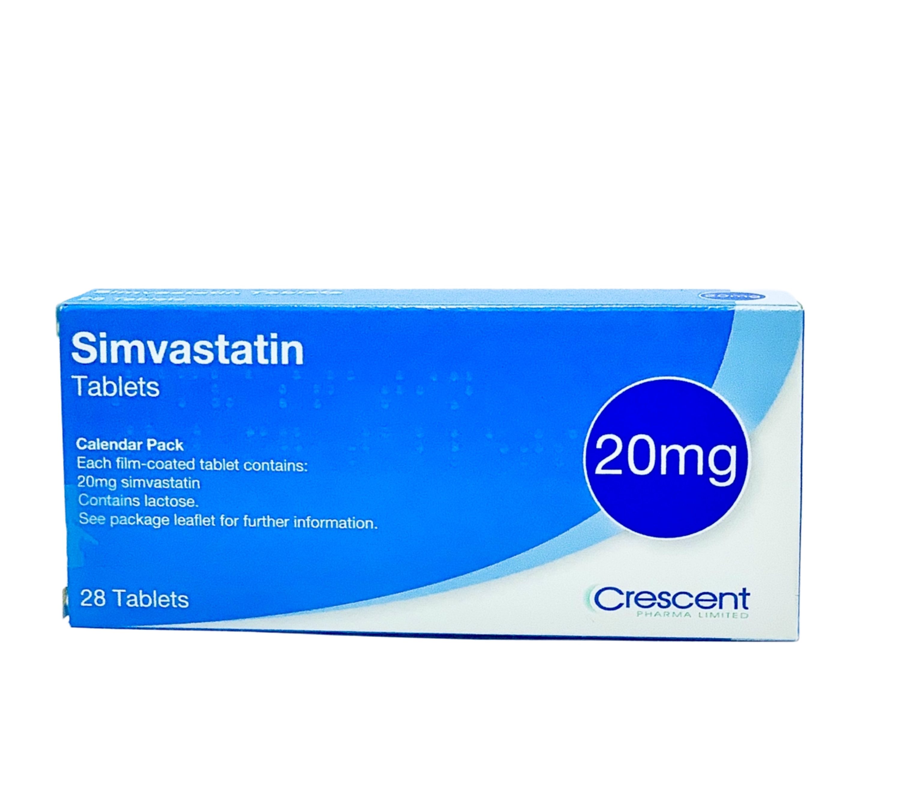 Crescents Simvastatin 20mg Tablet x28