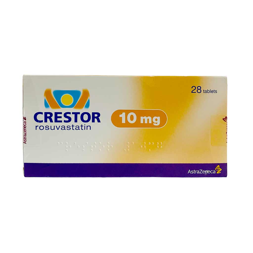Crestor 10mg Tablets (Rosuvastatin Calcium) x28