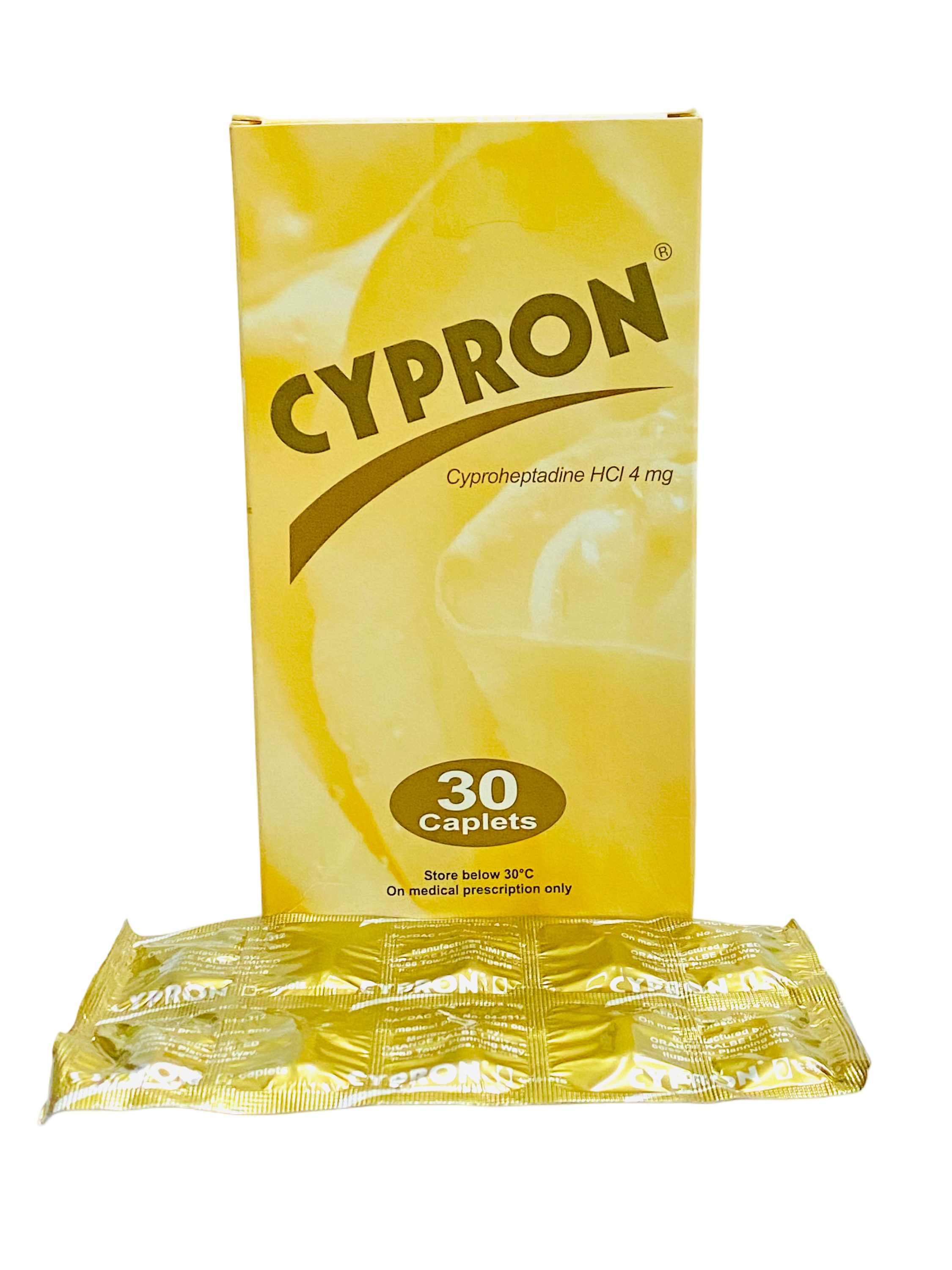 Cypron Caplet (Cyproheptadine) x30