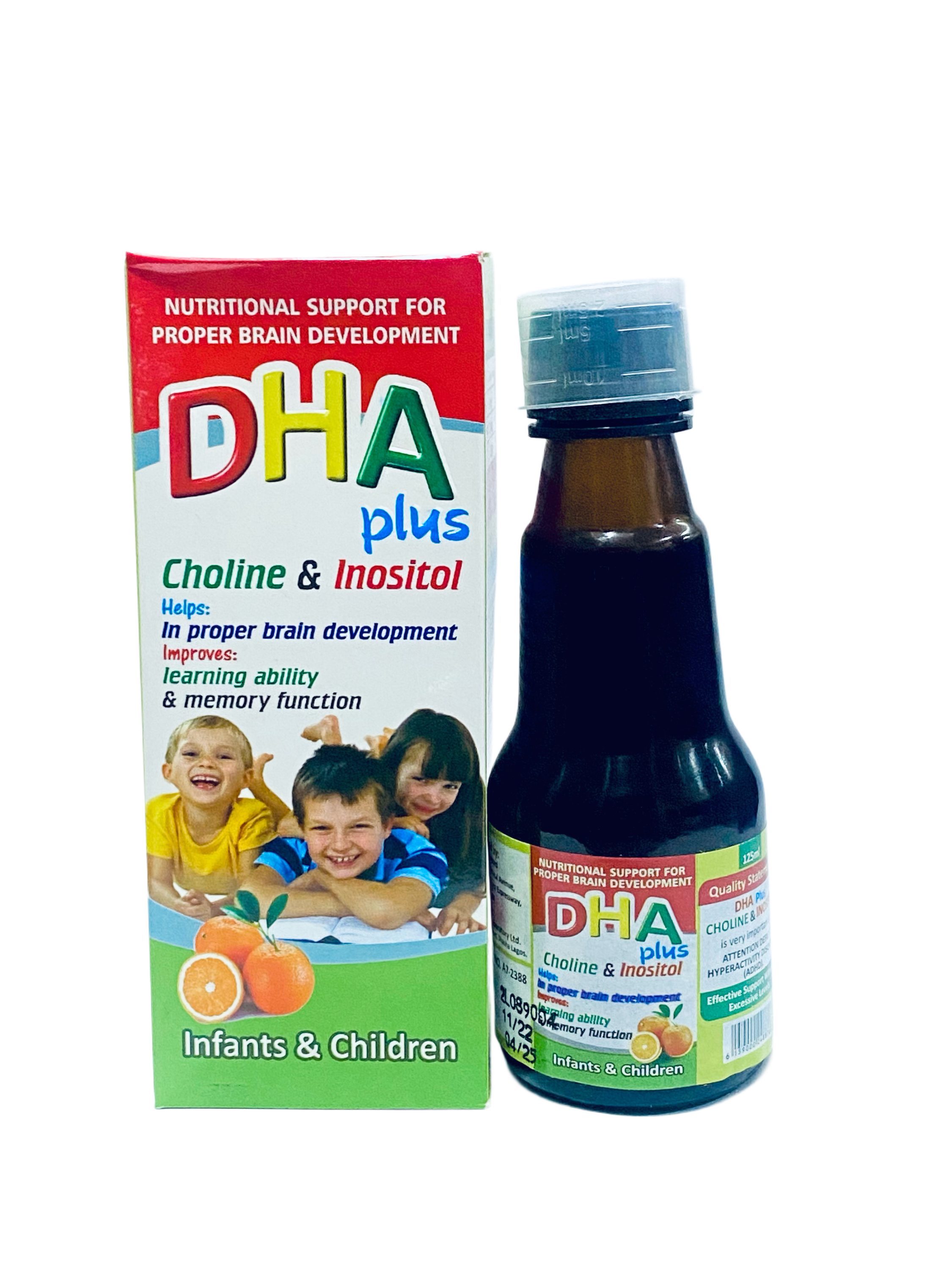 DHA Plus Syrup Choline & Inositol 125ml