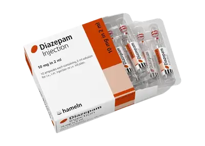 Diazepam Injection 10mg/2ml Ampoule