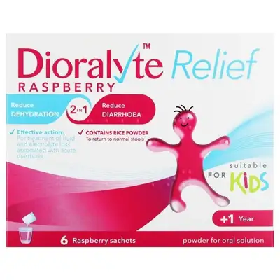 DIORALYTE RELIEF RASPBERRY X6(SACHET,EACH)