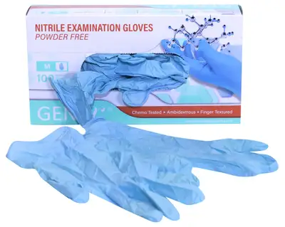 DISPOSABLE GLOVES X 100 SIZE 7(1/2)
