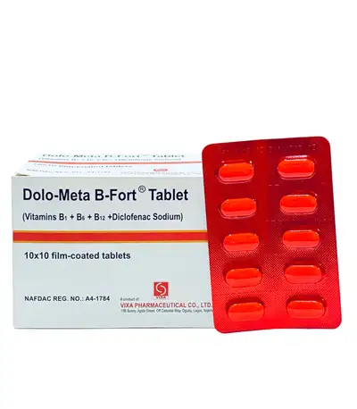 Dolo-Meta B 10 tablets sachet