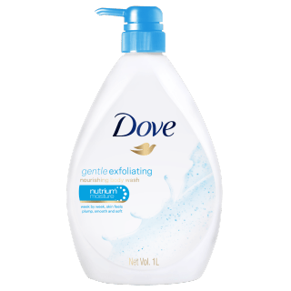 Dove Gentle Exfoliating Bath Cream 1000ml