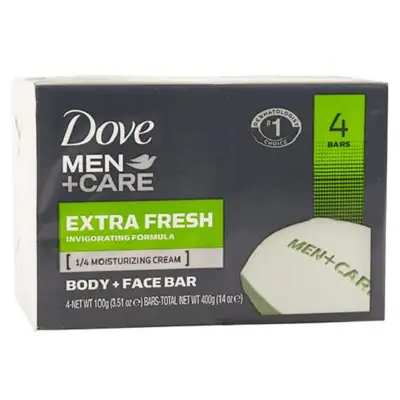 DOVE MEN SOAP(EXTRA FRESH) X4(EACH)