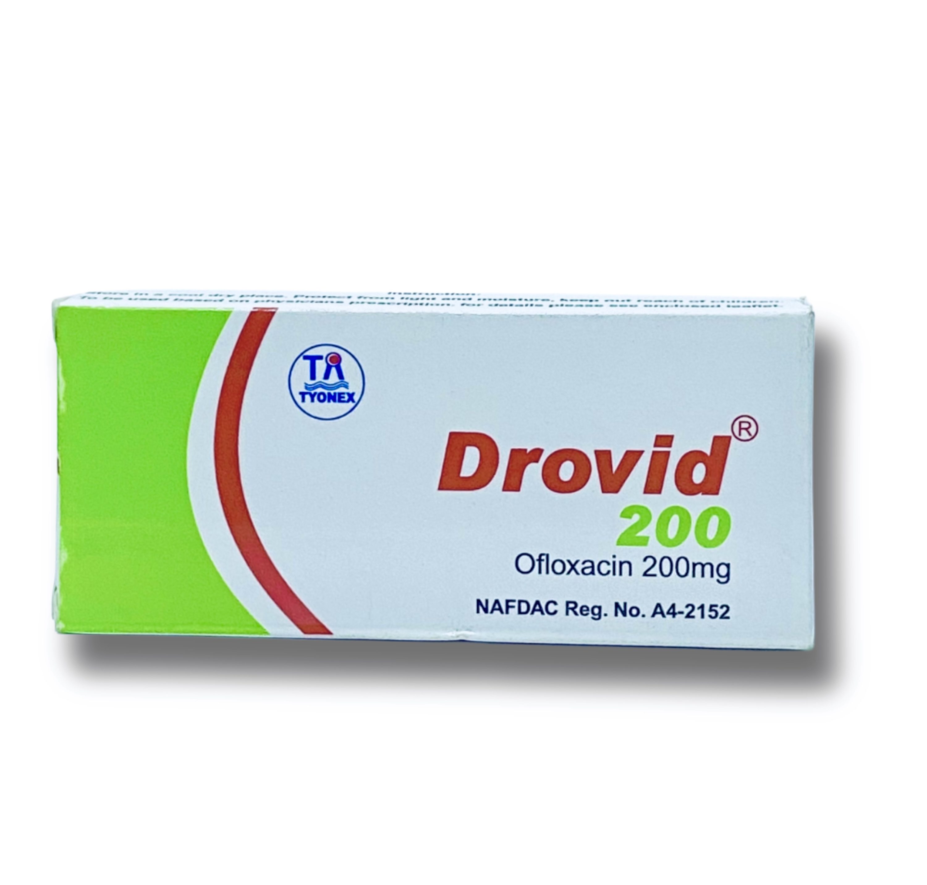 Drovid 200mg Tablet (Ofloxacin) x10