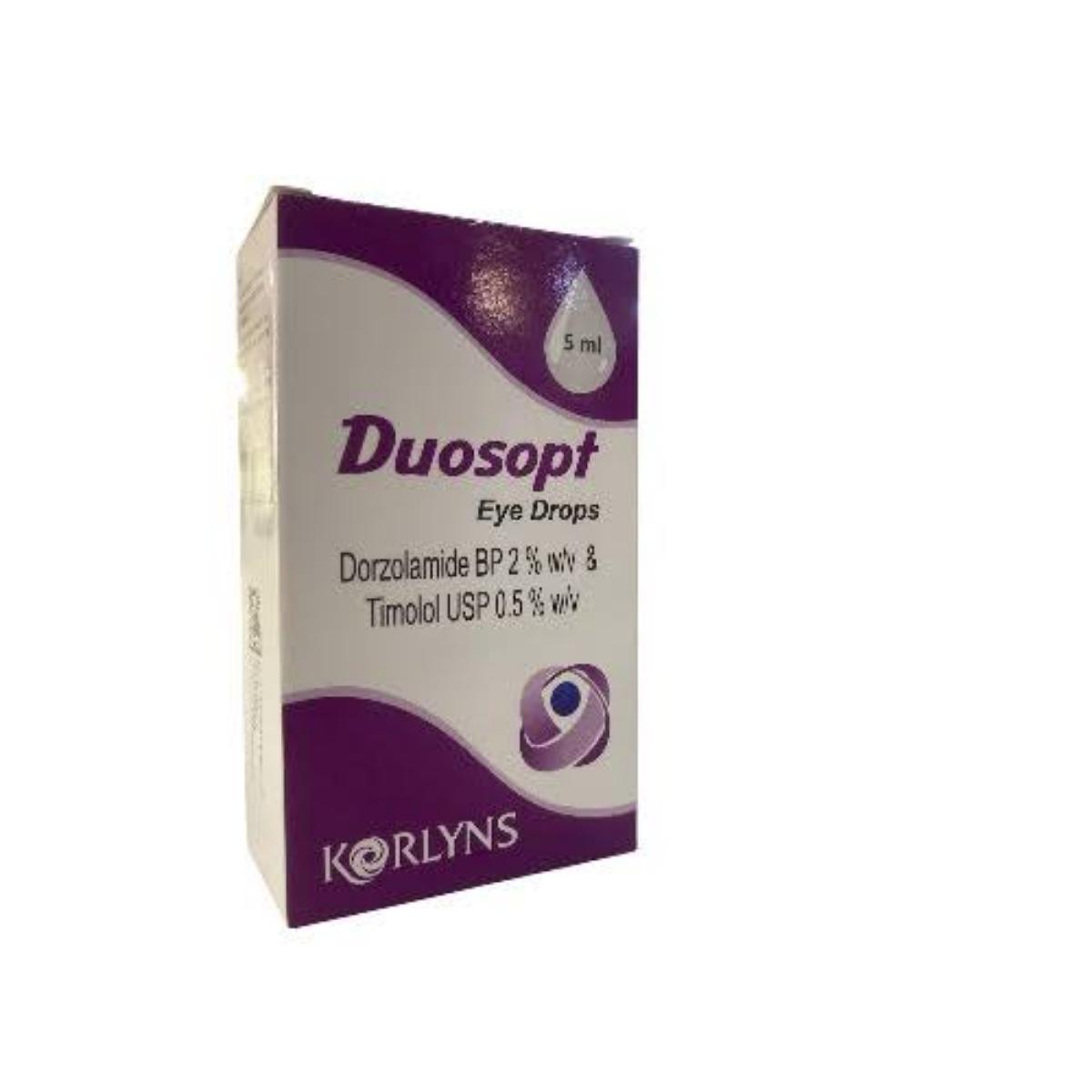 Duosopt Eye Drops - Dorzolamide Timolol Eye Drops, 5ml