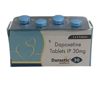 Durastic 30 Dapoxetine Tablets - 12 Tablets