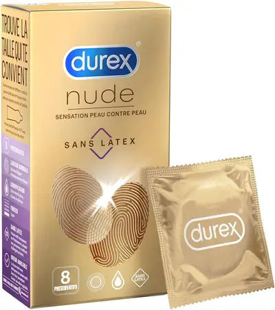 Durex Nude Latex-Free Condoms x8