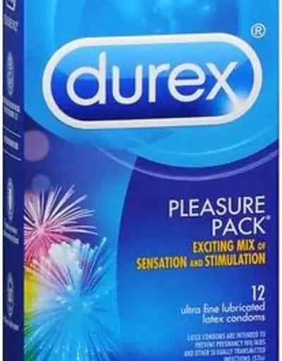DUREX PLEASURE PACK BY 12