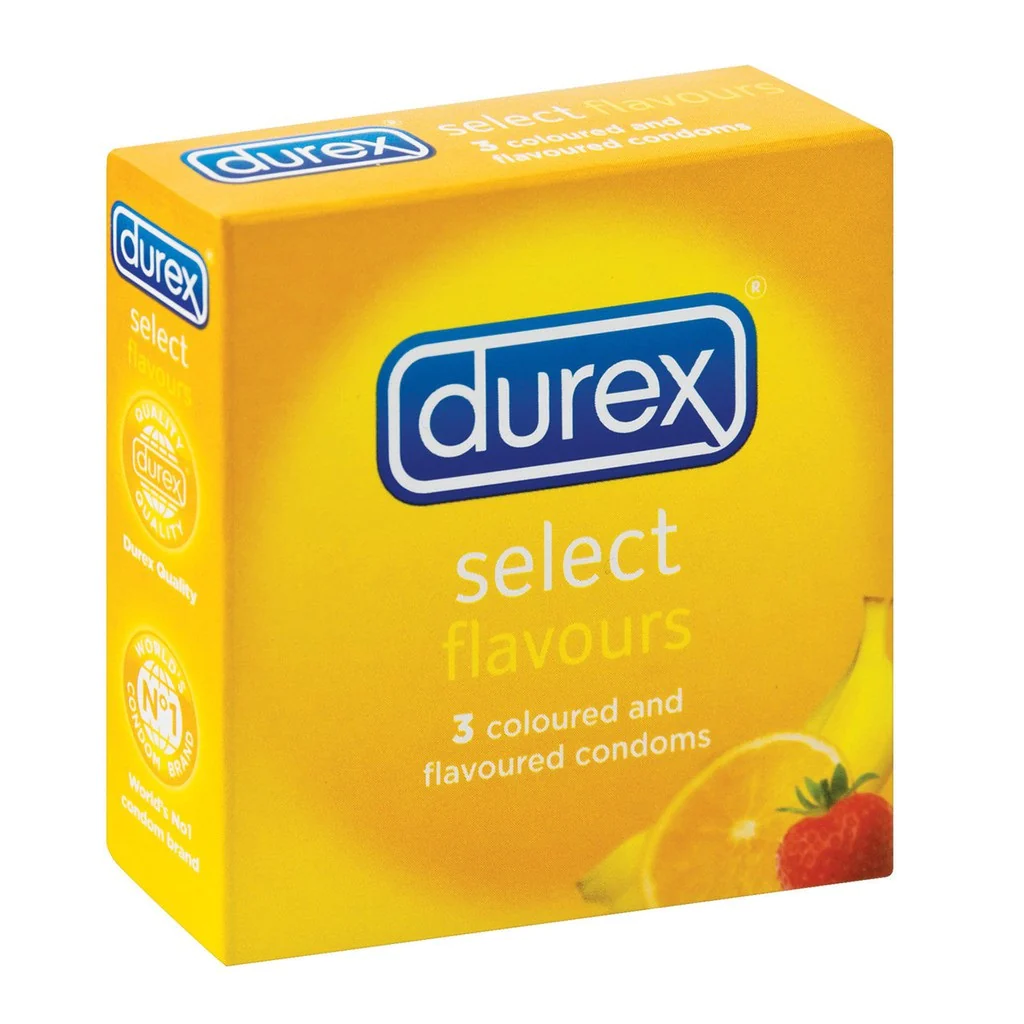 DUREX SELECT CONDOMS x3
