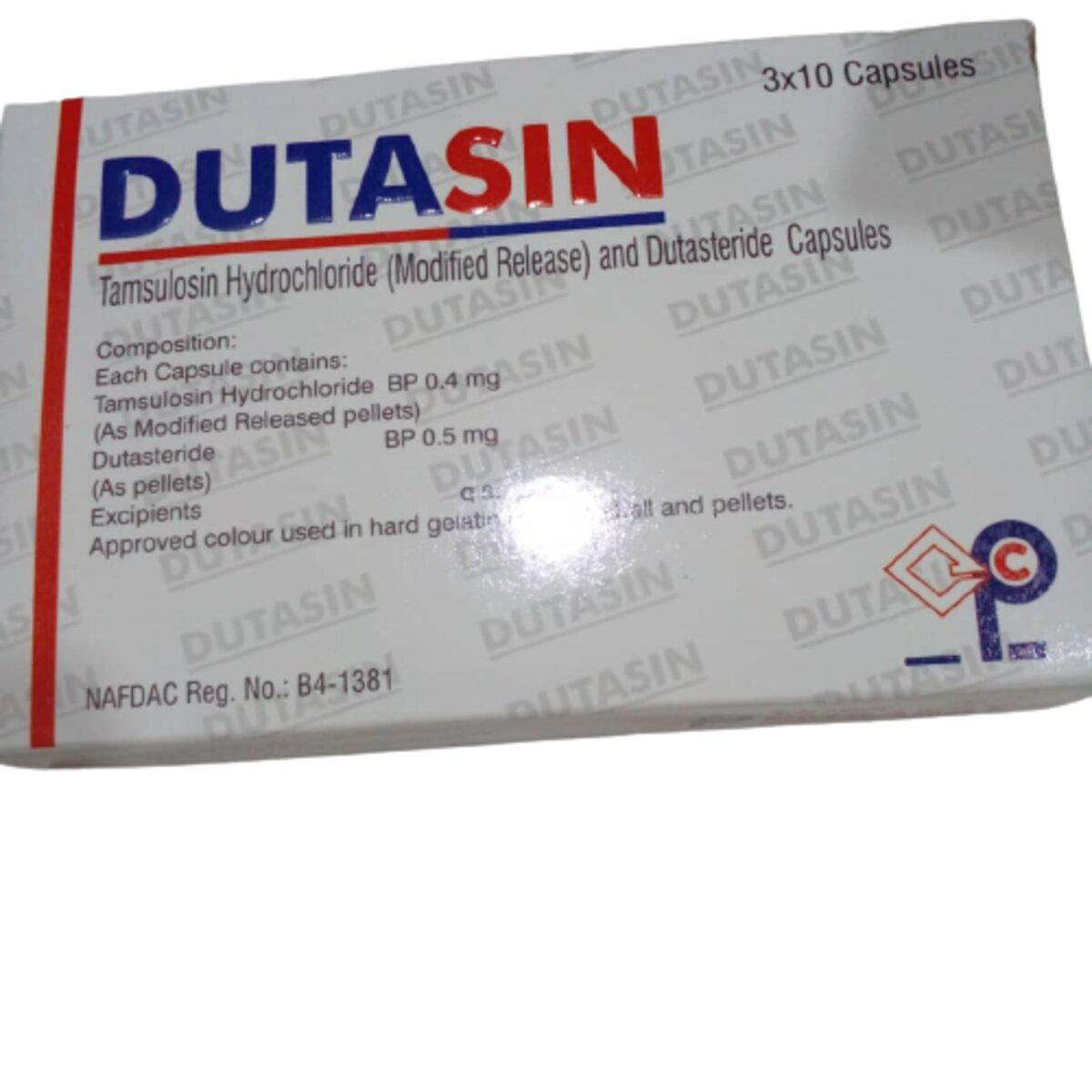 Dutasin Capsules - Dutasteride Tamsulosin, 30 Capsules