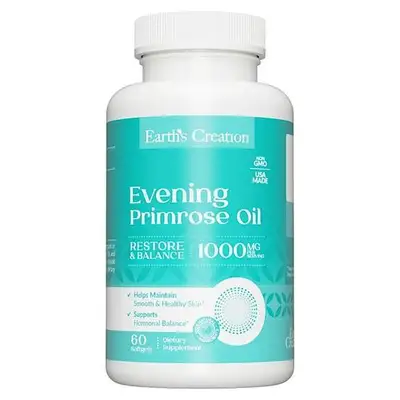 Earth's creation Natural Evening Primrose 1000mg 60 softgels