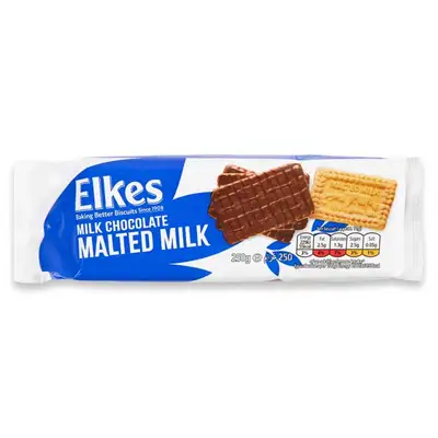 ELKES MALTED MILK CHOCOLATE 250G
