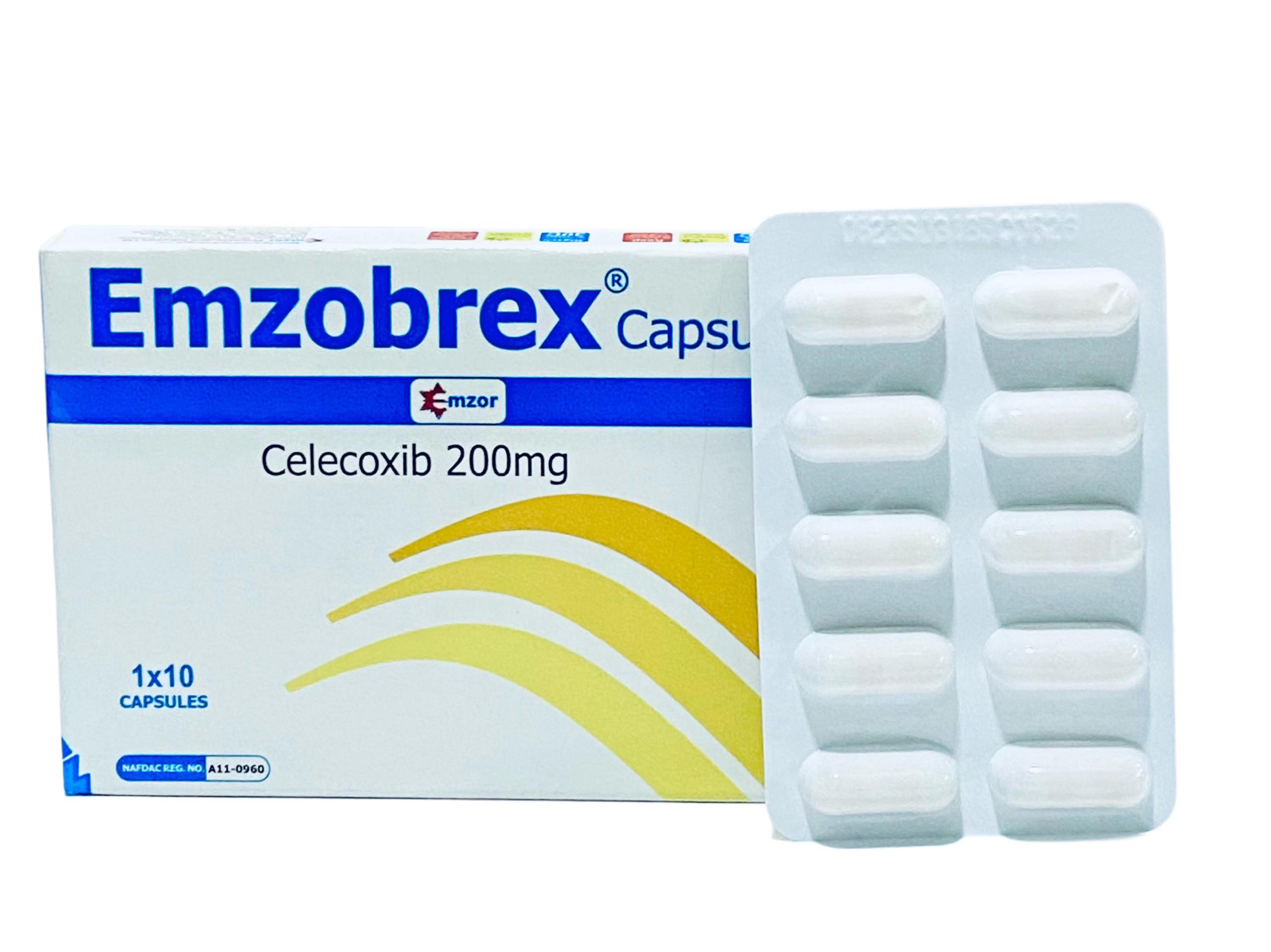 Emzobrex 200mg Tablet (Celecoxib) x10