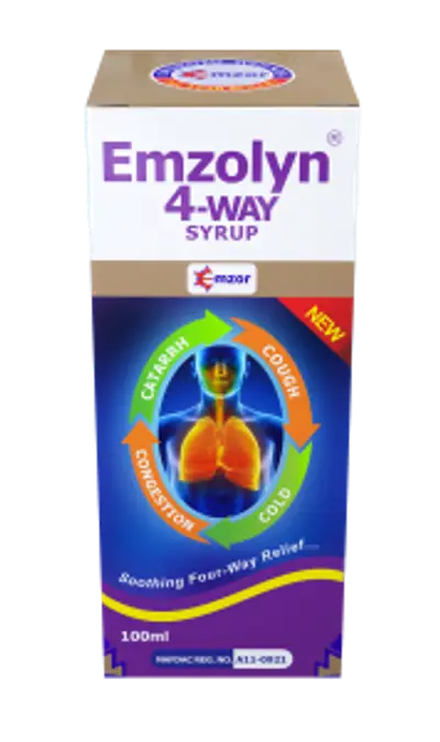 EMZOLYN 4-WAY SYRUP 100ML