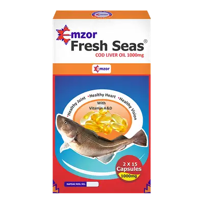 EMZOR FRESH SEAS CLO 1000MG CAPS X30(BLISTER)