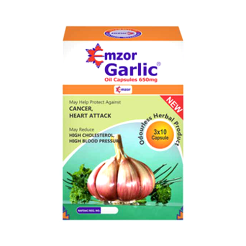 Emzor Garlic Oil Capsules 30 Caps