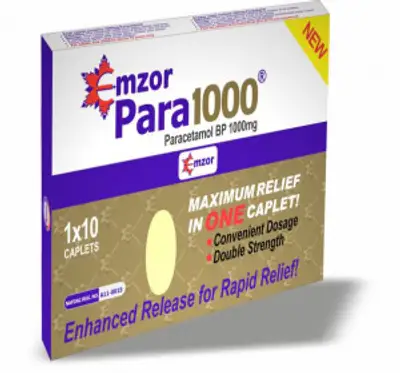EMZOR PARA 1000 X10 CAPLET(PACK)