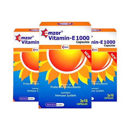 Emzor Vitamin E 1000mg Capsules 30 Caps